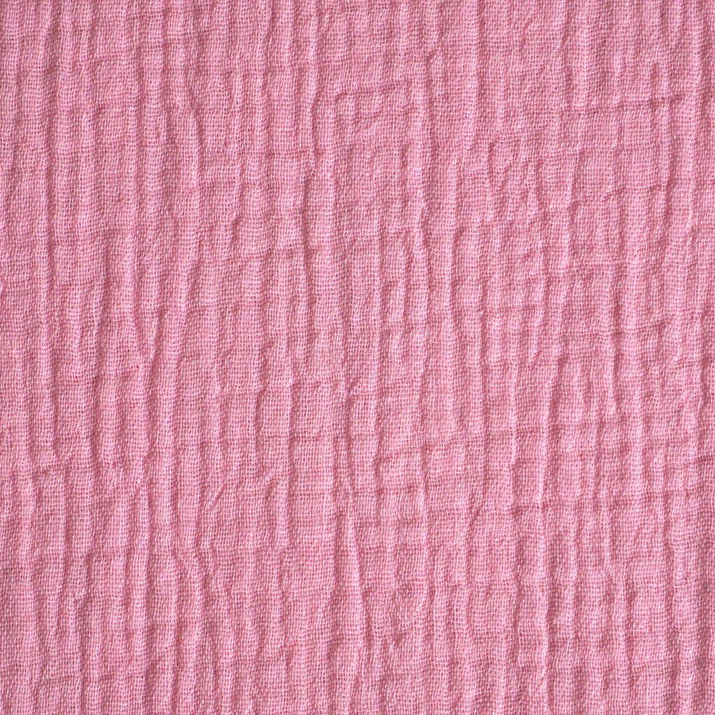 Musselin Double Gauze uni rosa